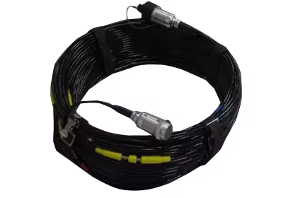 12-channel seismic cable with WW-1 (Muller Clips) takeouts