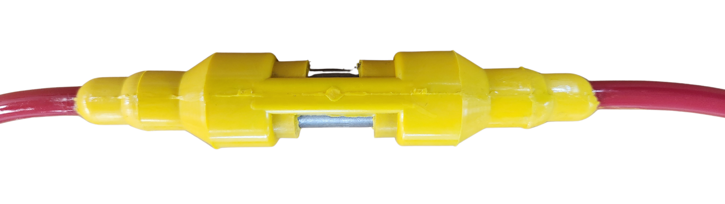 Split-Plate takeout to connect split-spring geophones